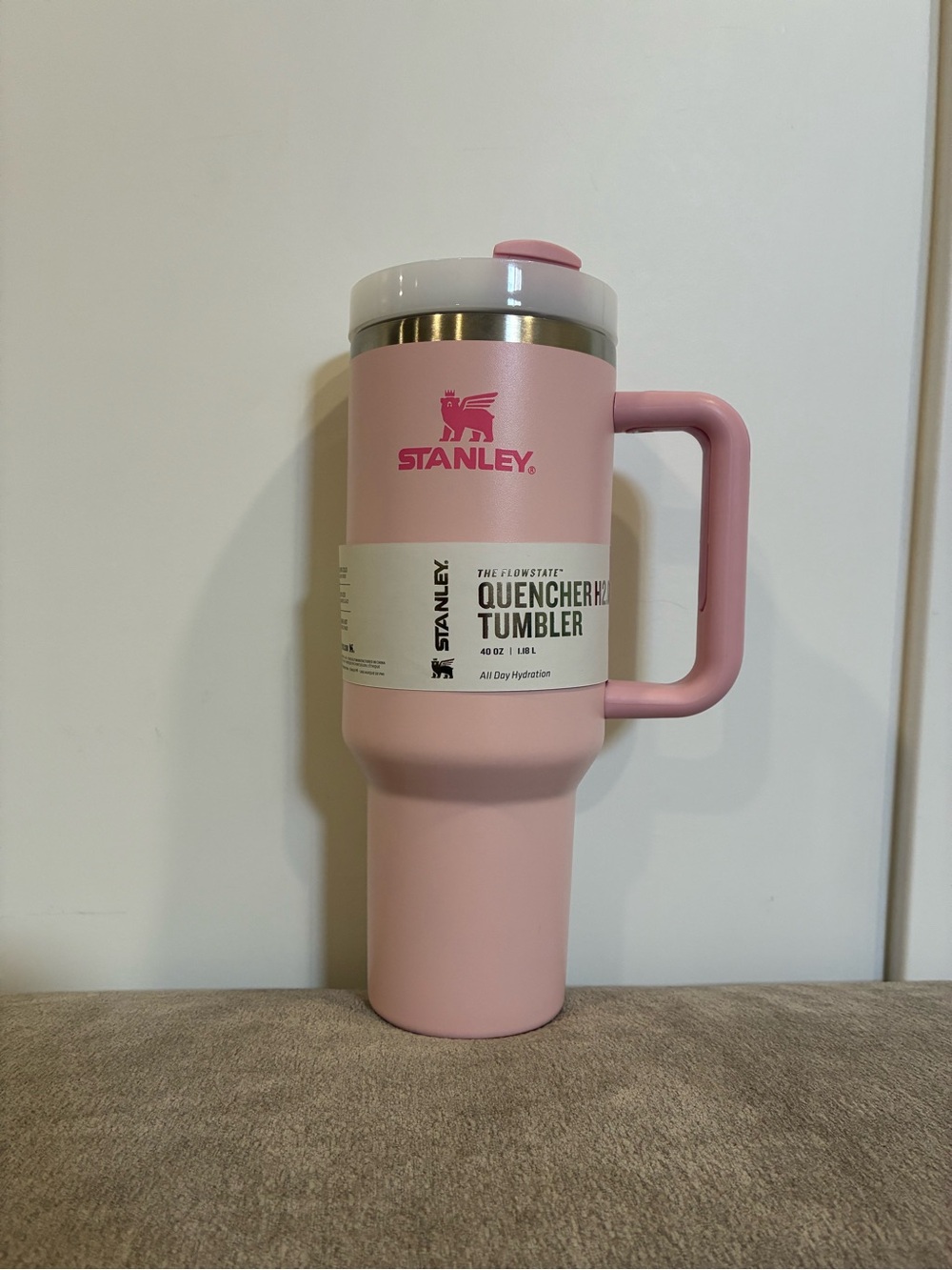 Stanley Pink Insulated Tumbler with Handle